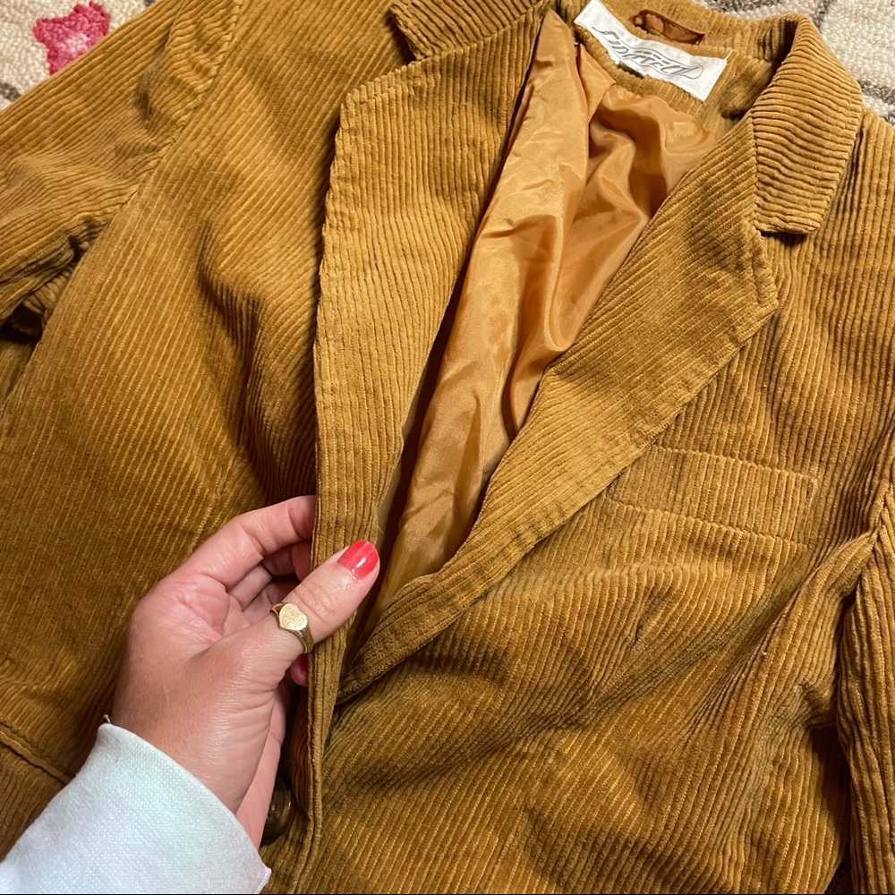 Classic 1980s Corduroy Blazer